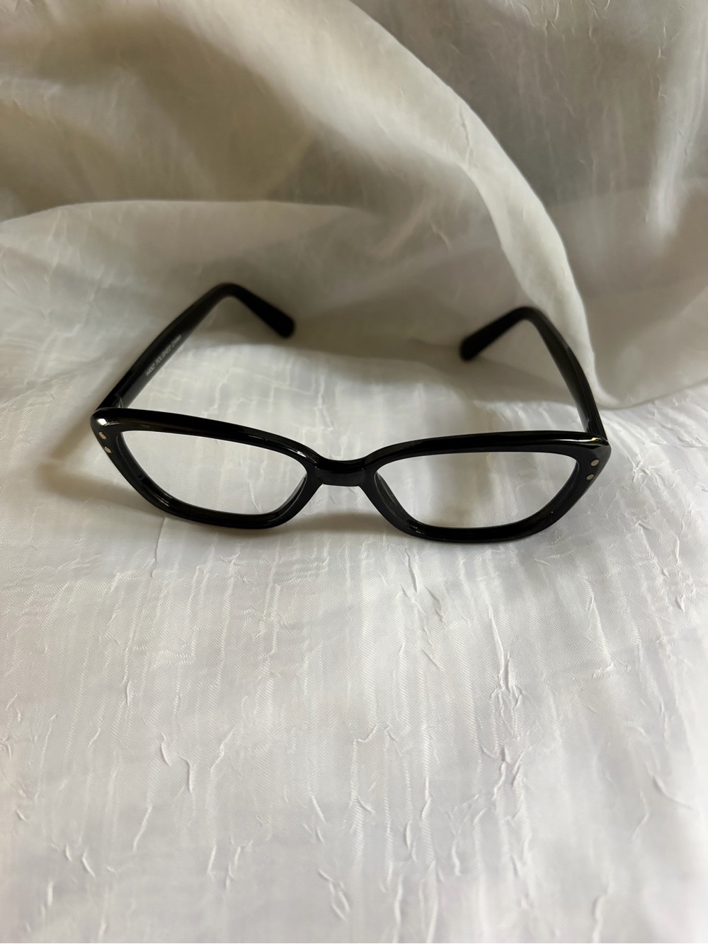 Source Unknown Black Retro Cat-Eye Women's Glasses